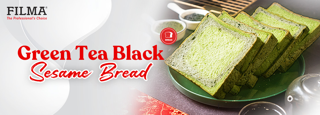 Green Tea Black Sesame Bread